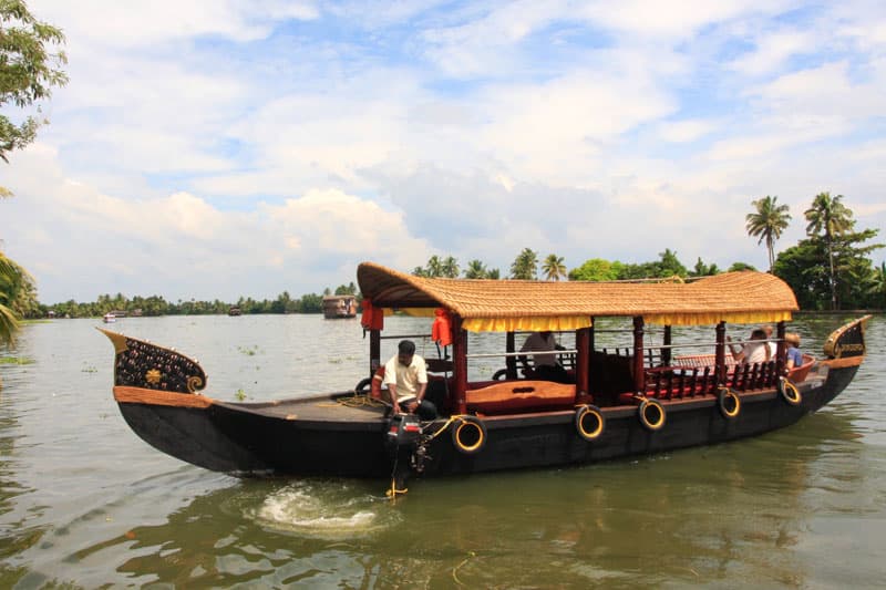 Shikkara Boat experience in Kerala backwaters